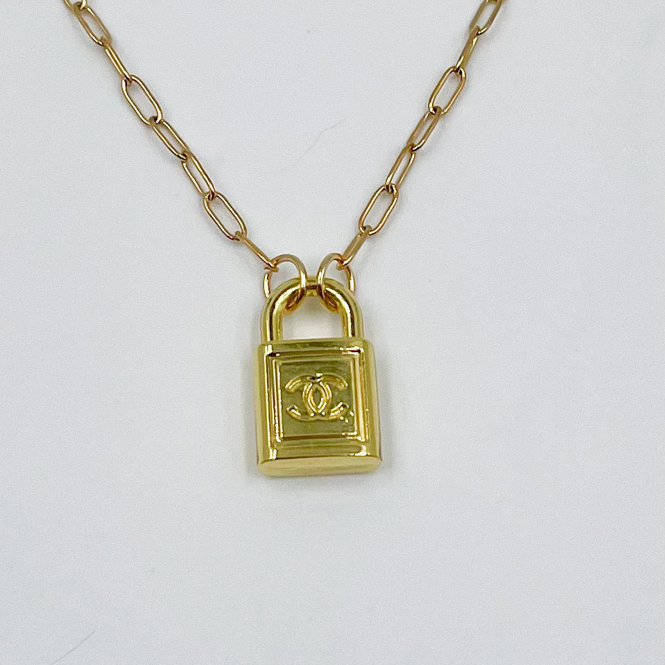 Collier upcyclé Cadenas cc